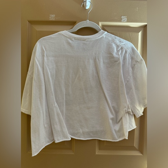 South Coast Surf Shop white and red crop top - Picture 2 of 3